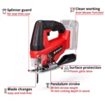 Akumulatorska ubodna testera EINHELL TC-JS 18 Li - Solo - Slika 9