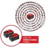 Komplet dve PXC baterije Power-X-Change Twinpack 18V 2x5,2Ah EINHELL - Slika 3