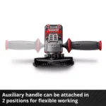 Akumulatorska ugaona brusilica EINHELL TP-AG 18/125 CE Q Li-Solo - Slika 4