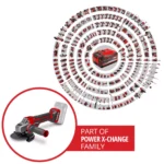 Akumulatorska ugaona brusilica EINHELL TP-AG 18/125 CE Q Li-Solo - Slika 2