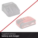 Akumulatorska ugaona brusilica EINHELL TP-AG 18/125 CE Q Li-Solo - Slika 9