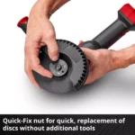 Akumulatorska ugaona brusilica EINHELL TP-AG 18/125 CE Q Li-Solo - Slika 5