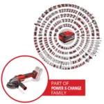 Akumulatorska ugaona brusilica EINHELL AXXIO 18/115 Q - Slika 2