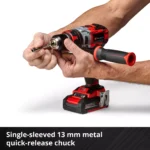 Akumulatorska udarna bušilica EINHELL TE-CD 18 Li-i BL (2x2,0Ah) - Slika 7