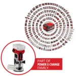 Akumulatorska glodalica za ivice EINHELL TP-ET 18 Li BL - Solo - Slika 2