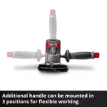 Akumulatorska ugaona brusilica EINHELL TE-AG 18/115 Li-Solo - Slika 9