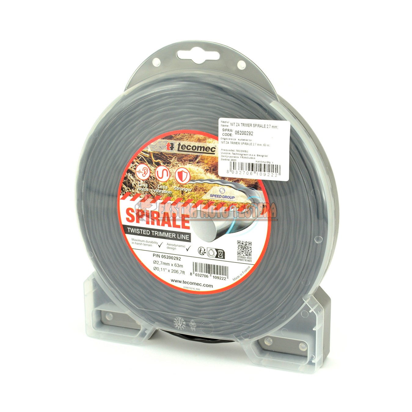 05200292 NIT ZA TRIMER SPIRALE 2.7 mm; 63 m; - Slika 1