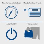 Hibridni prenosni kompresor IXES Solo Scheppach Airforce 6 - Slika 3