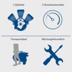 Kompresor za vazduh 100L 10bar HC550TC 400V Scheppach - Slika 4