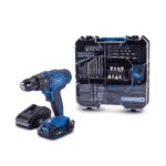 Aku bušilica odvijač sa 74 komada pribora IXES C-DTB74/1-X –Set Scheppach