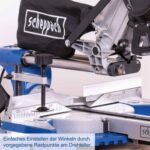 Preklopna testera 216mm HM216 2000W + 2 lista testere Scheppach - Slika 3