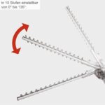 Teleskopski elektricni trimer za živu ogradu ETHT1000 Scheppach - Slika 2