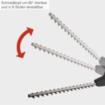 Teleskopski elektricni trimer za živu ogradu ETHT500 Scheppach - Slika 4