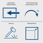 Stacionarno rende blanja HMS1080 Scheppach - Slika 6