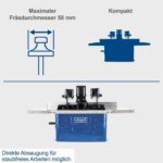 Stona glodalica HF60 Scheppach - Slika 8