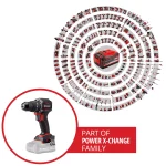 Akumulatorska udarna bušilica KOMPAKT EINHELL TP-CD 18/70-C Li-i BL - Solo - Slika 2