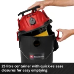 Usisivač za suvo/mokro EINHELL TC-VC 2555 A - Slika 17